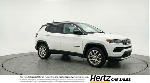 Bright White Clearcoat 2025 Jeep Compass Limited
