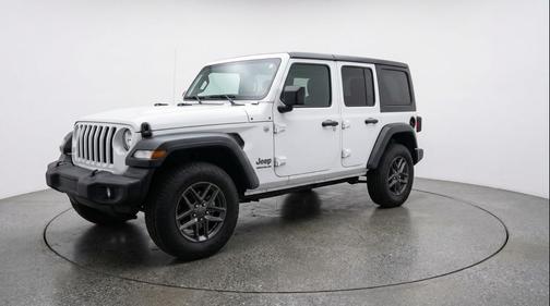 Bright White Clearcoat 2025 Jeep Wrangler Sport S