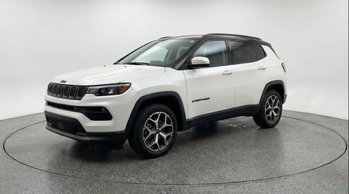 Bright White Clearcoat 2025 Jeep Compass Limited