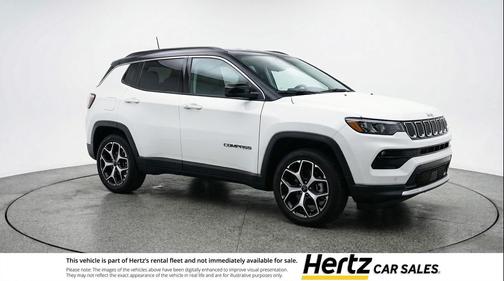 Bright White Clearcoat 2025 Jeep Compass Limited