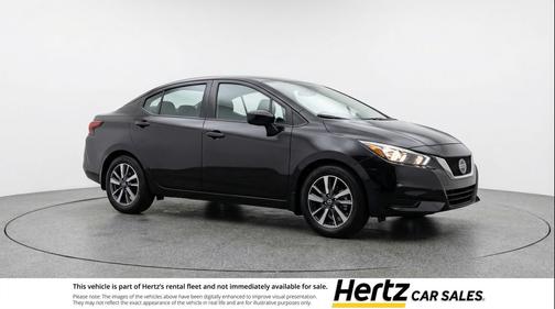 Super Black 2025 Nissan Versa 1.6 SV