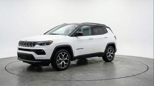 Bright White Clearcoat 2025 Jeep Compass Limited