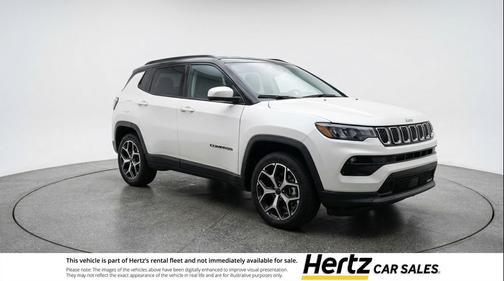 Bright White Clearcoat 2025 Jeep Compass Limited