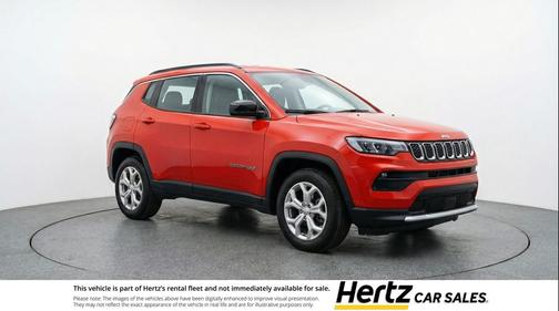 Red Hot Pearlcoat 2025 Jeep Compass Latitude