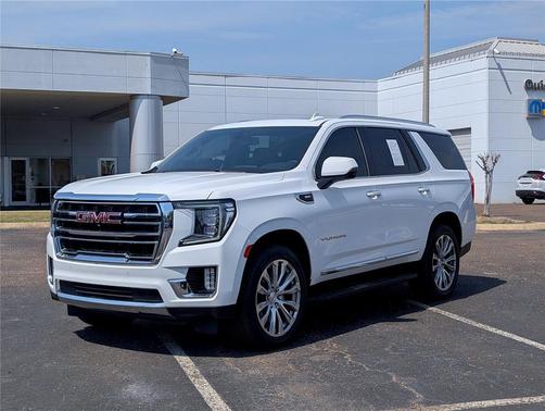 Summit White 2022 GMC Yukon SLT