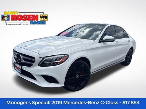 White 2019 Mercedes-Benz C-Class C 300 4MATIC