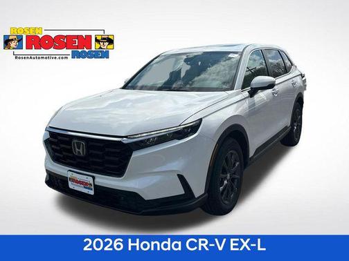 Platinum White Pearl 2026 Honda CR-V EX-L AWD