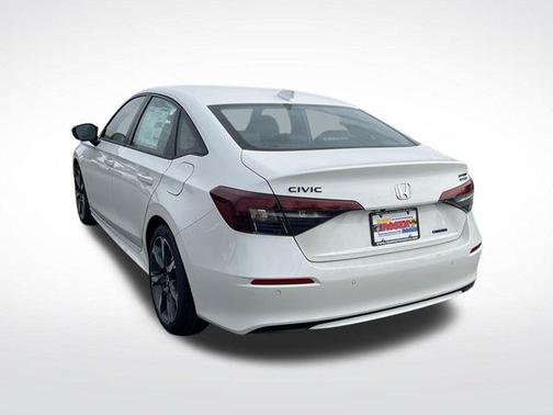 Platinum White Pearl 2026 Honda Civic Hybrid Sport