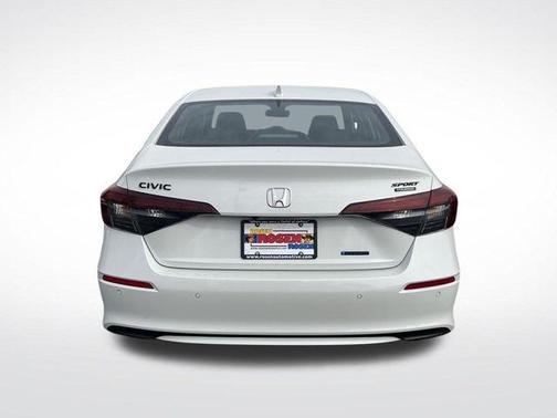 Platinum White Pearl 2026 Honda Civic Hybrid Sport