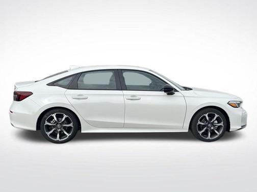 Platinum White Pearl 2026 Honda Civic Hybrid Sport