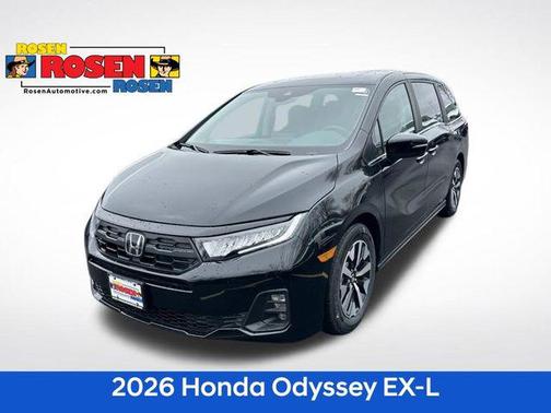 Crystal Black Pearl 2026 Honda Odyssey EX-L