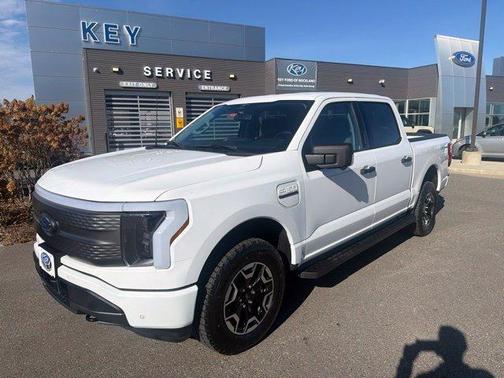Oxford White 2023 Ford F-150 Lightning XLT