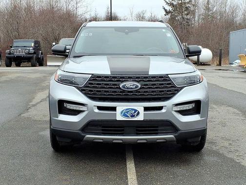 Silver 2022 Ford Explorer XLT