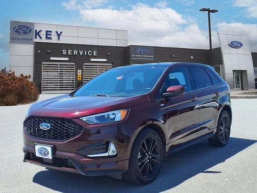 Burgundy 2022 Ford Edge ST Line