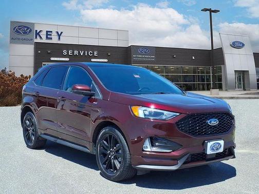 Burgundy 2022 Ford Edge ST Line