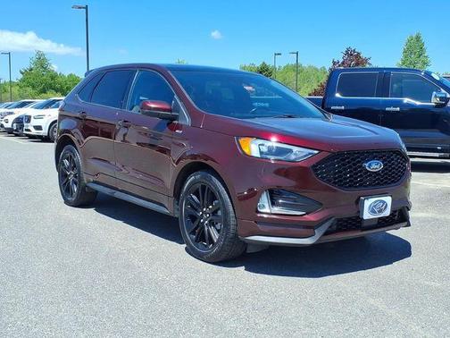 Burgundy 2022 Ford Edge ST Line