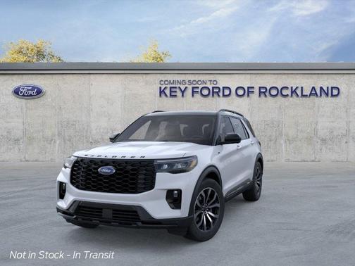 Space White Metallic 2026 Ford Explorer ST-Line