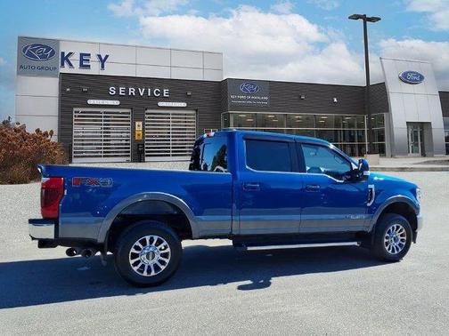 Blue 2022 Ford F-250 Lariat