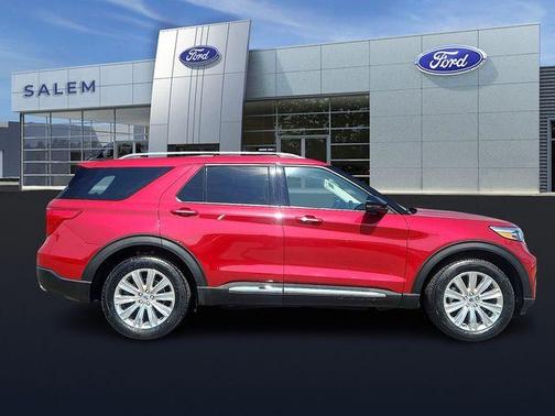 Red Metallic 2022 Ford Explorer Limited