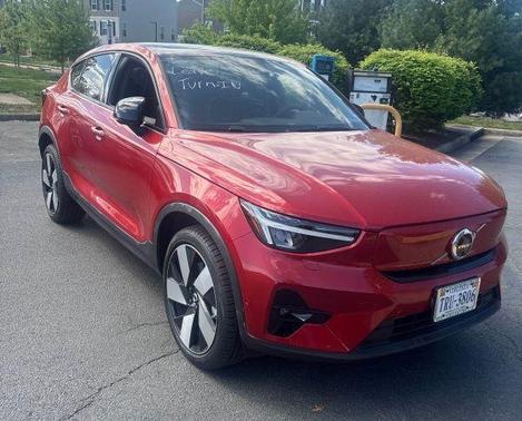 Fusion Red Metallic 2023 Volvo C40 Recharge Pure Electric Twin Ultimate