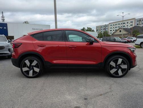 Fusion Red Metallic 2023 Volvo C40 Recharge Pure Electric Twin Ultimate
