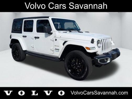 Bright White Clearcoat 2021 Jeep Wrangler Unlimited 4xe Sahara