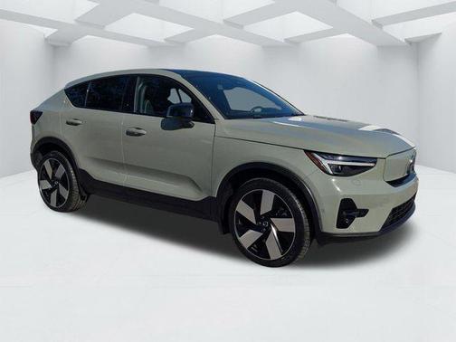 Sage Green Metallic 2023 Volvo C40 Recharge Pure Electric Twin Ultimate