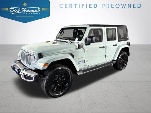 Gray 2023 Jeep Wrangler 4xe Sahara 4x4
