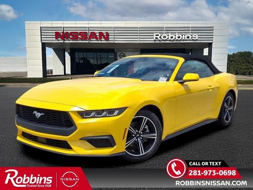 Yellow 2024 Ford Mustang EcoBoost