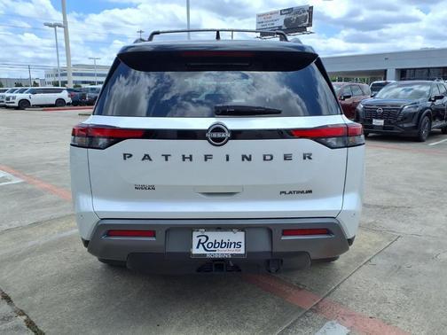 White / Black 2026 Nissan Pathfinder Platinum