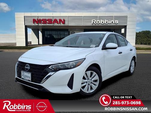 Cloud White 2025 Nissan Sentra S