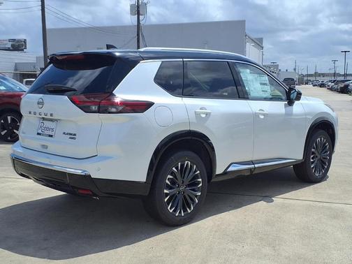White / Black 2026 Nissan Rogue Platinum