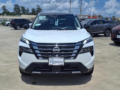 White / Black 2026 Nissan Rogue Platinum