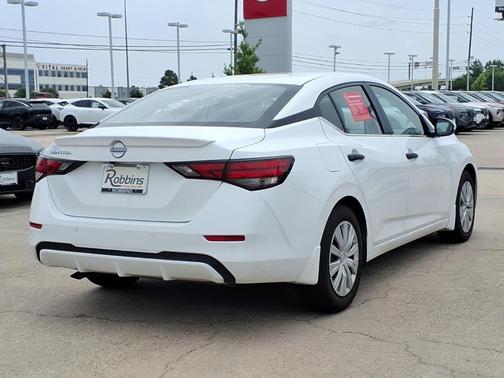Cloud White 2025 Nissan Sentra S