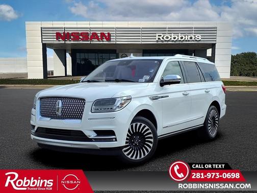 Pristine White 2020 Lincoln Navigator Black Label