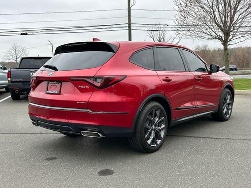 Red 2024 Acura MDX A-Spec