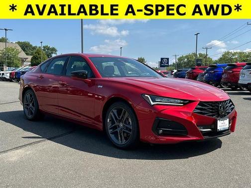 Red 2025 Acura TLX A-Spec