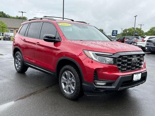 Red 2025 Honda Passport TrailSport