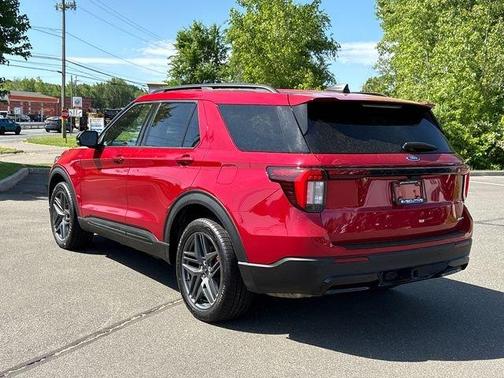 Red 2025 Ford Explorer ST-Line