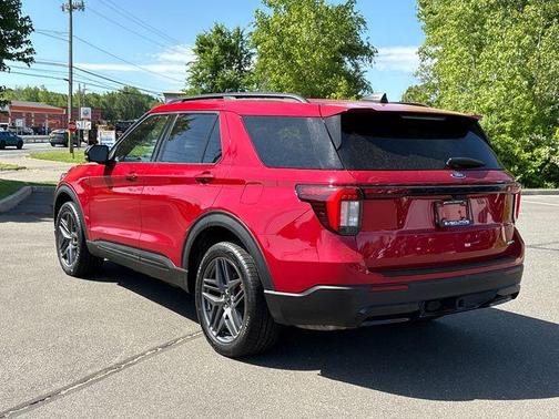 Red 2025 Ford Explorer ST-Line