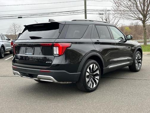 Black 2025 Ford Explorer Platinum