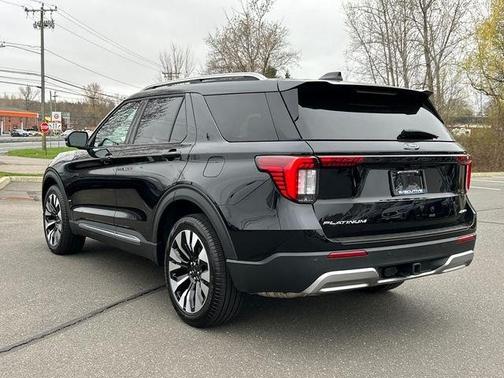 Black 2025 Ford Explorer Platinum