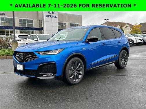 Blue 2026 Acura MDX A-Spec