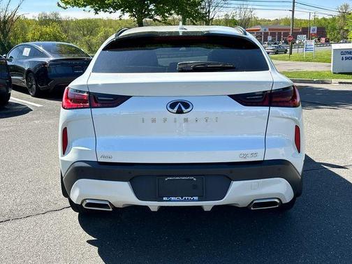Majestic White 2023 INFINITI QX55 ESSENTIAL