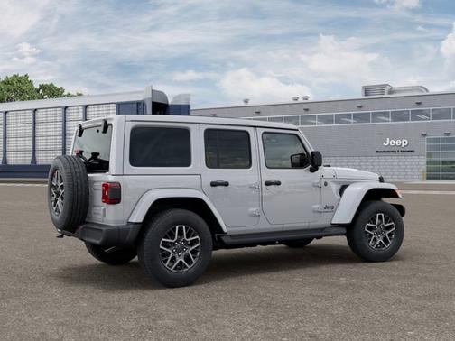 White 2026 Jeep Wrangler 4-Door Sahara 4x4