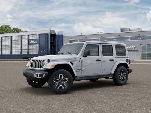 White 2026 Jeep Wrangler 4-Door Sahara 4x4
