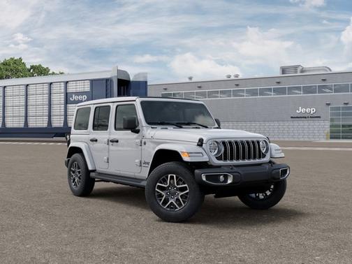 White 2026 Jeep Wrangler 4-Door Sahara 4x4