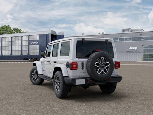 White 2026 Jeep Wrangler 4-Door Sahara 4x4