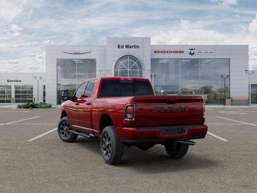 Molten Red Pearlcoat 2026 RAM 2500 Black Express Crew Cab 4x4 6'4' Box