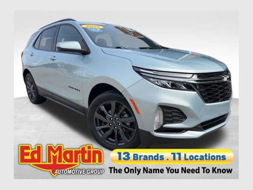 Seaglass Blue Metallic 2022 Chevrolet Equinox AWD RS